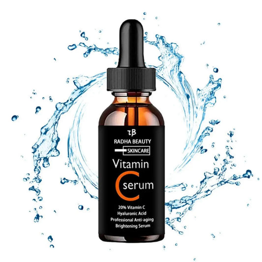 Sérum Visage Lencensa - Vitamine C + Acide Hyaluronique Anti-Taches