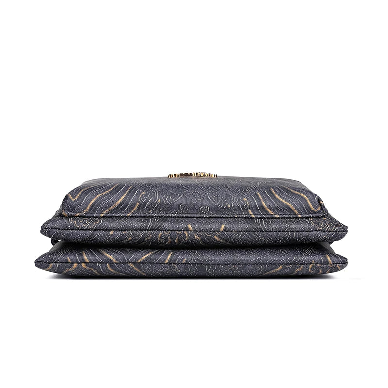 Sac à Main en Cuir de Luxe pour Femme, Sacoche de Marque Authentique, de Styliste, à Bandoulière, Multicouche, 03 Utilisation