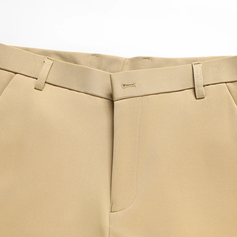 Pantalon Homme Été Extensible - Tissu Soyeux Sans Repassage - Lencensa 