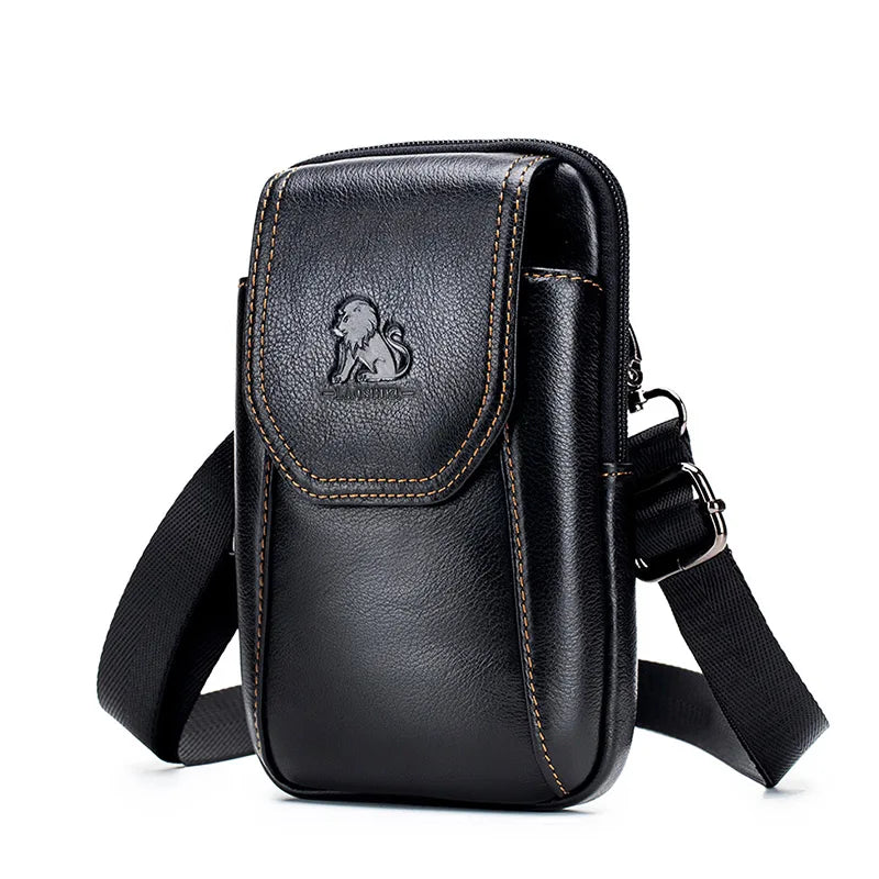 Pochette Ceinture Premium Lencensa - Accessoire Multifonction Cuir - Qualité Exceptionnelle