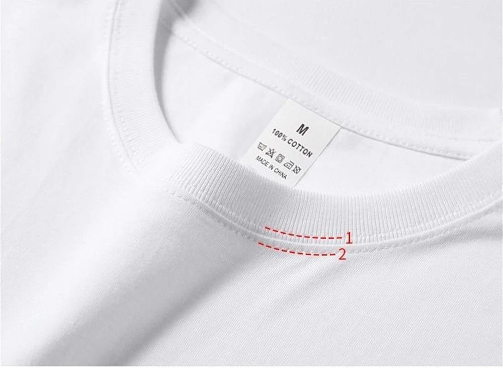 Pack 2 T-Shirts Coton 100% Homme Femme - Col Rond Respirant Blanc - Lencensa 