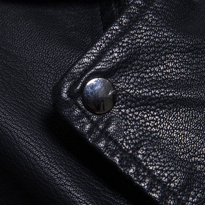 Manteau Cuir Premium Lencensa - Veste Moto Tactique Imperméable - Qualité Exceptionnelle - Lencensa 