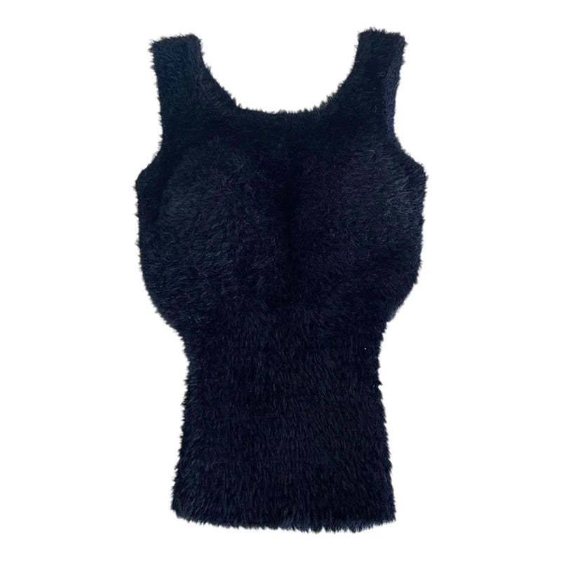 Débardeur Femme Thermique - Laine Peluche Chaud - Lencensa 