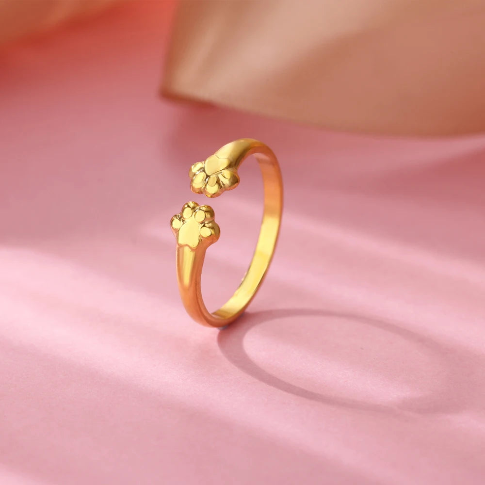 Bagues géométriques en acier inoxydable et Zircon pour femmes, bijoux de luxe, mauvais œil, couleur or, réglables, tendance, cadeau esthétique de mariage