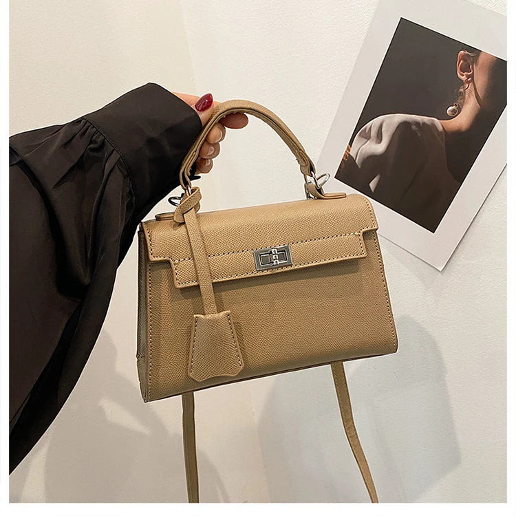 Sac à bandoulière en cuir de qualité supérieure pour femmes, sac à main de luxe de styliste, fourre-tout classique élégant - Lencensa 