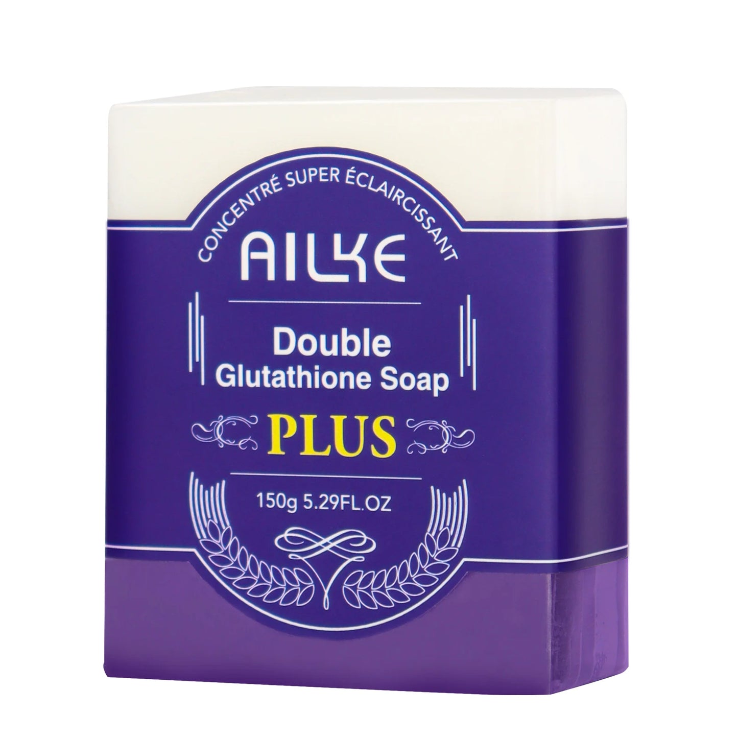 AILKE – ensemble de soins pour la peau blanchissant, éclaircissant, avec double glutathion, réduit les taches noires, foncées et blanches, pour tous les Types de peau