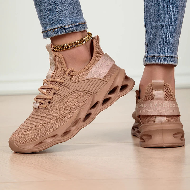 Femmes chaussures de Sport mode plate-forme baskets dames printemps hiver chaussures plates chaussures de course pour femme grande taille 43