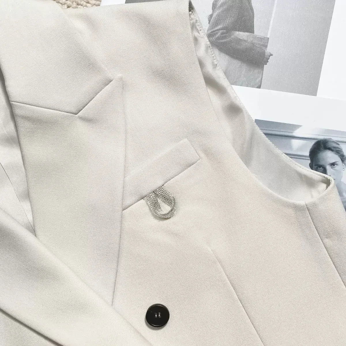 Blazer Premium Lencensa Femme - Veste Luxe Haute Qualité Collection 2024