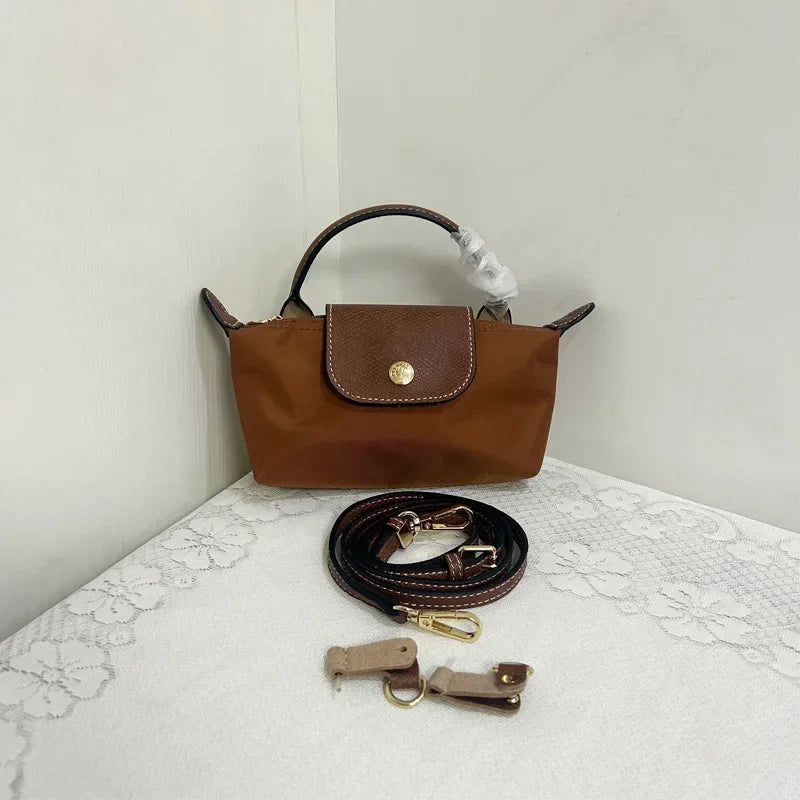 France Mini sac à main en nylon sans perforation une épaule femmes sac multifonctionnel printemps automne boulettes sac