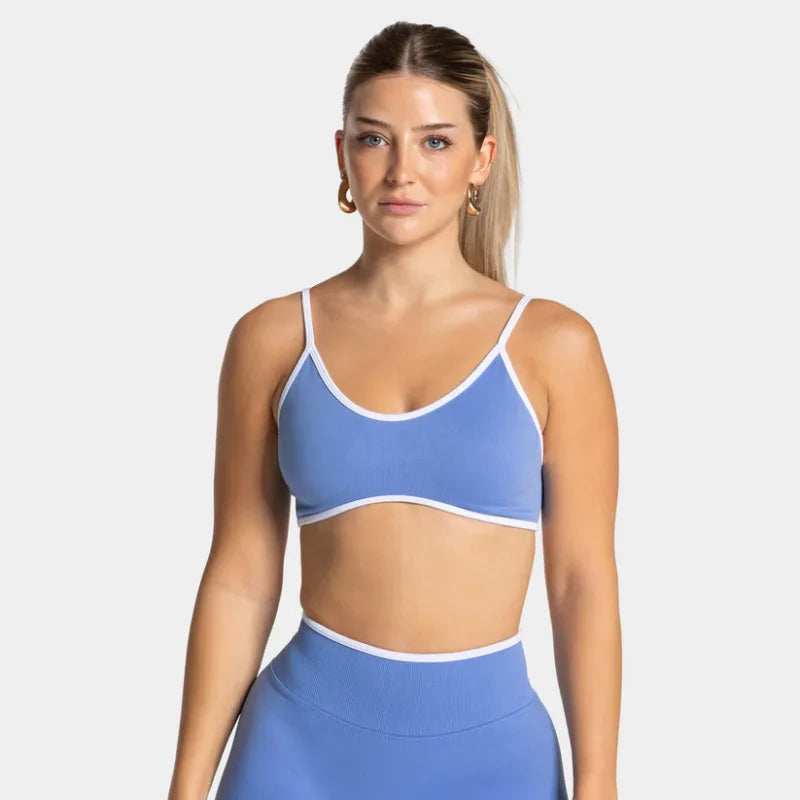 Brassière Sport Femme - Dos Nu Tricoté avec Coussin - Lencensa 
