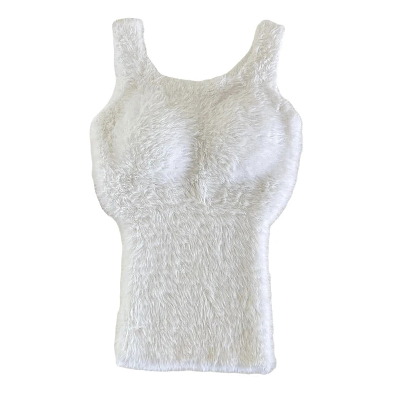 Débardeur Femme Thermique - Laine Peluche Chaud - Lencensa 