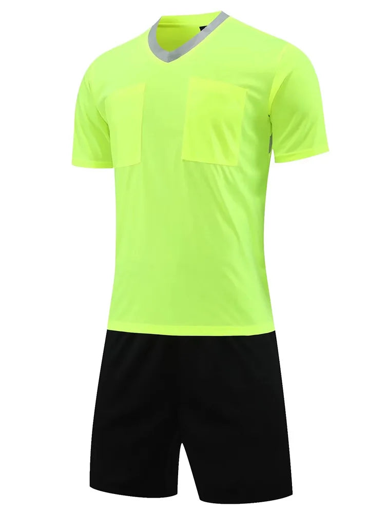 Uniforme Arbitre Football Personnalisable - Maillot Short Nom Numéro HAMEK - Lencensa 