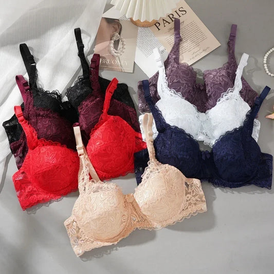 Soutien-Gorge Femme Dentelle - Grande Taille Bonnet C/D - Lencensa 