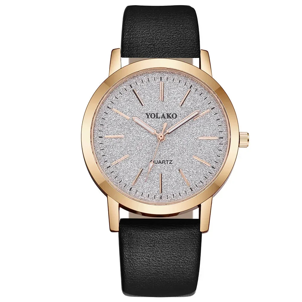 Femmes montres marque de luxe mode dames Montre Reloj Mujer Montre en cuir femmes Femme montres à Quartz Montre Femme