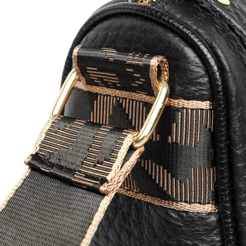 Sac à Main de Luxe en Cuir Solide pour Femme, Sacoche de Styliste, Fourre-Tout de Bonne Qualité, à Bandoulière - Lencensa 