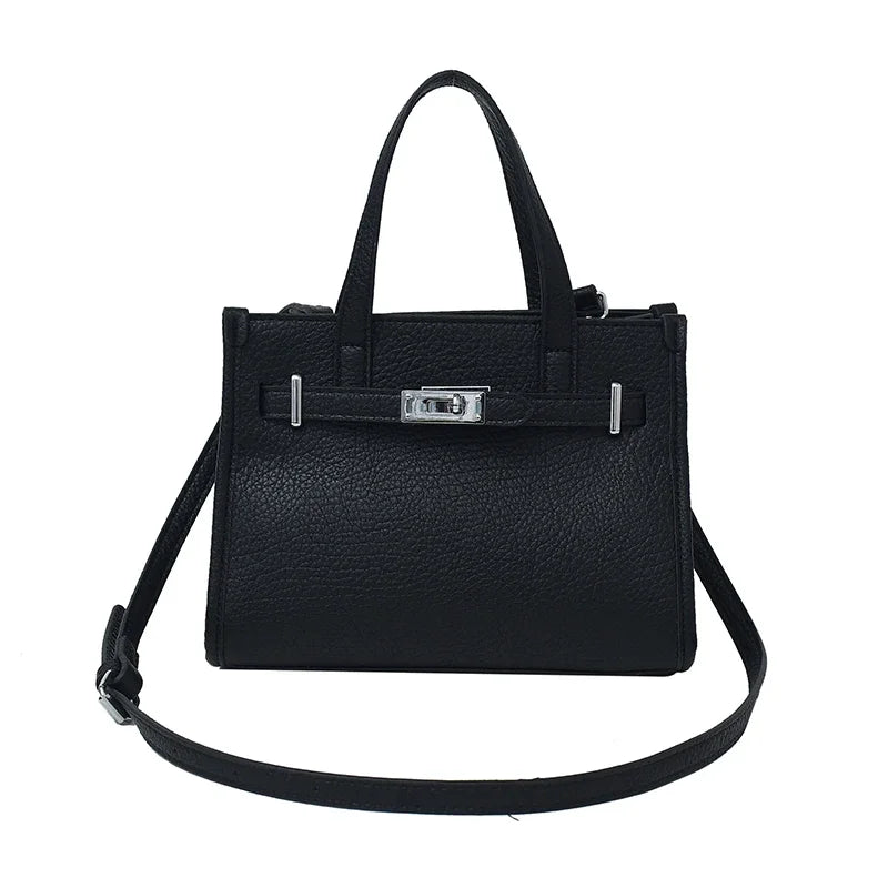 Sac messager élégant pour femme – Sac fourre-tout en cuir de marque de luxe avec sangle réglable
