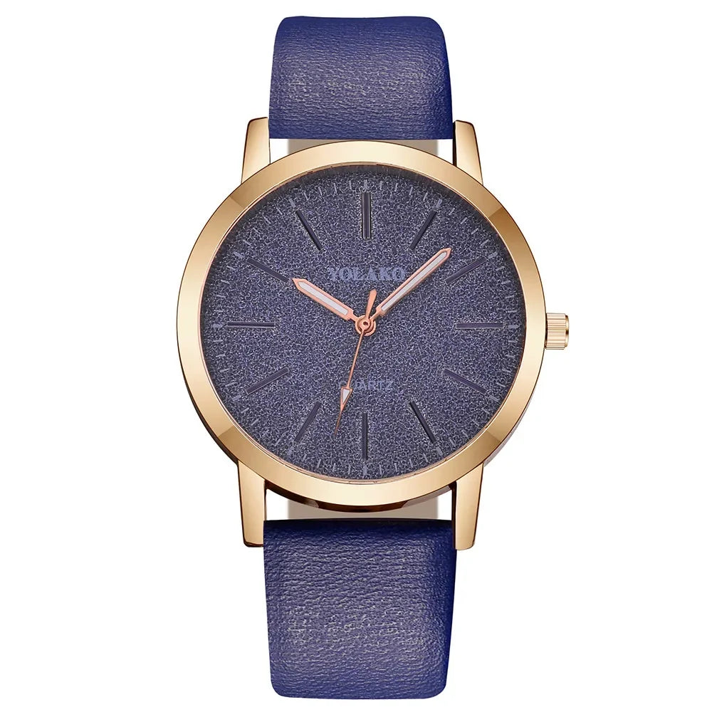 Femmes montres marque de luxe mode dames Montre Reloj Mujer Montre en cuir femmes Femme montres à Quartz Montre Femme