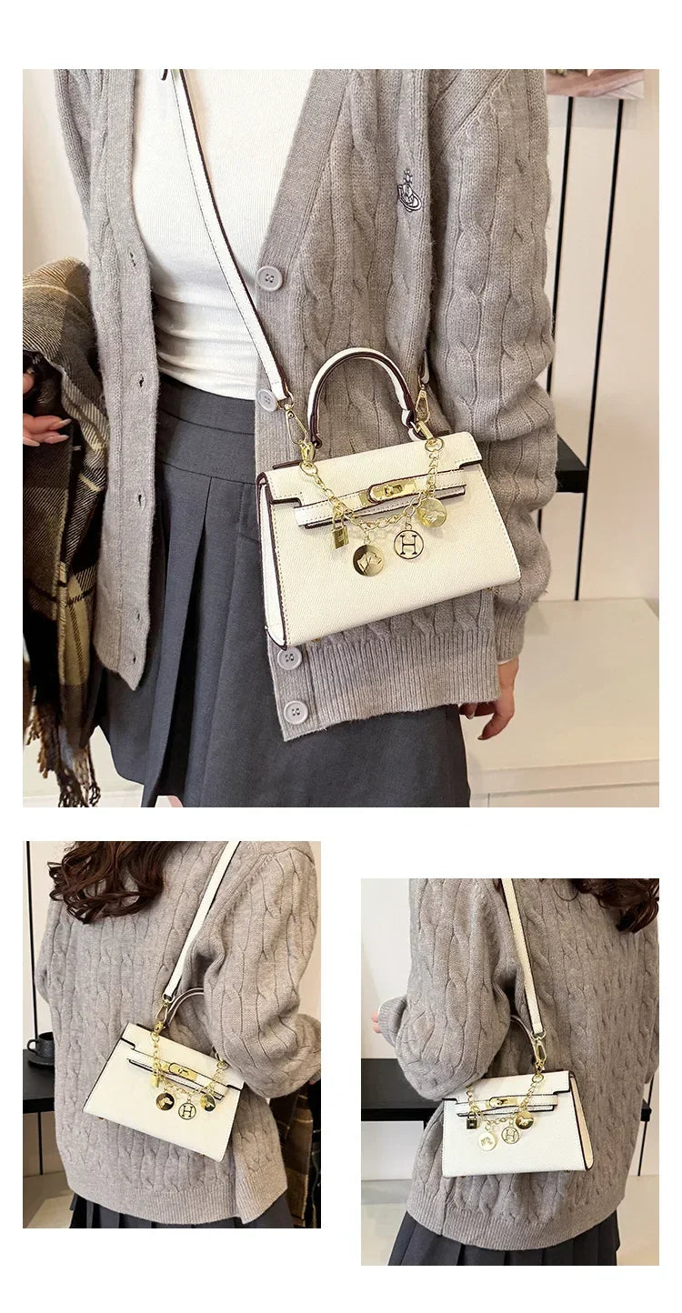 2025 Sac fourre-tout en cuir de luxe pour femme – Sac à main à bandoulière minimaliste, sac à main de travail et de bureau de petit lot de qualité supérieure - Lencensa 