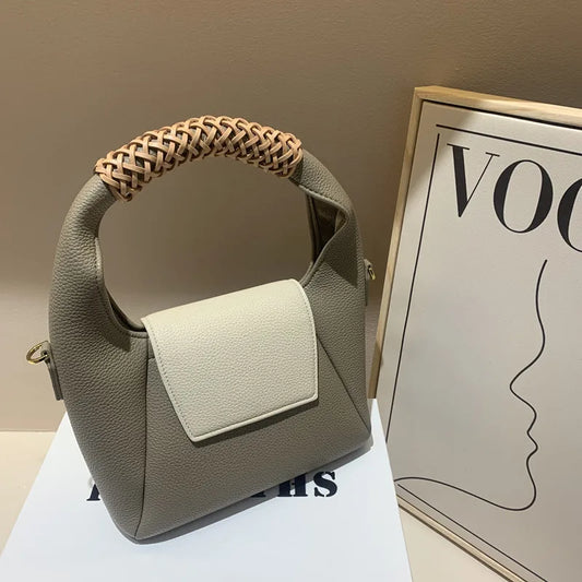 Sac à bandoulière tissé pour femme, sac à main décontracté, marque de créateur, haute qualité, offre spéciale, E27, 2023