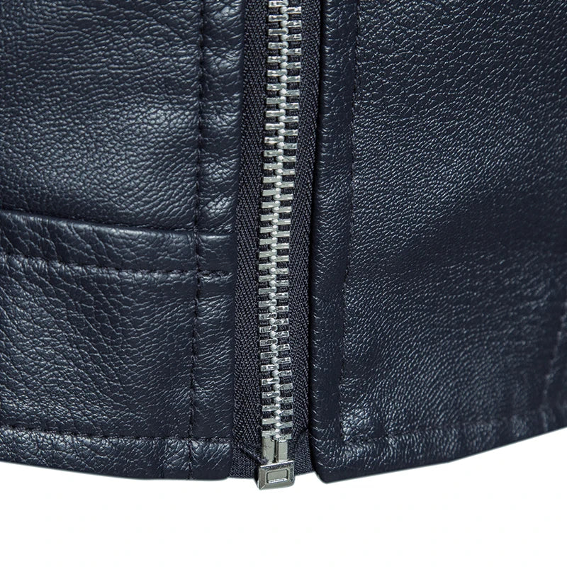 Manteau Cuir Premium Lencensa - Veste Moto Tactique Imperméable - Qualité Exceptionnelle - Lencensa 