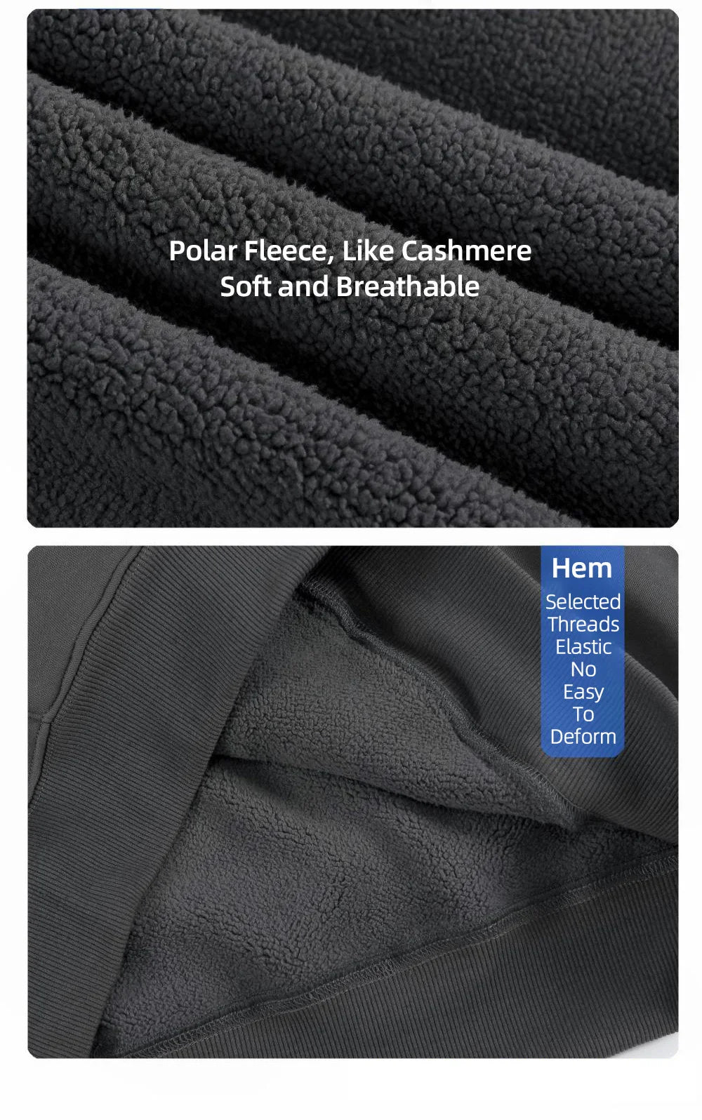 Sweat à Capuche Homme Femme - Coton Épais Doublure Polaire Unisexe - Lencensa 