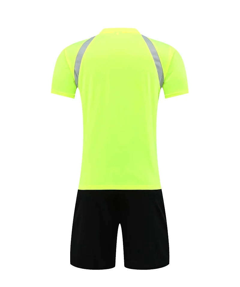 Uniforme Arbitre Football Personnalisable - Maillot Short Nom Numéro HAMEK - Lencensa 