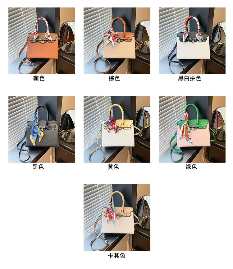 Sac à main de luxe léger et Portable pour femmes, sac à main de tempérament pratique, multifonctionnel, polyvalent, grande capacité, mode Simple - Lencensa 