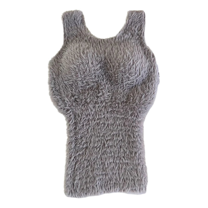 Débardeur Femme Thermique - Laine Peluche Chaud - Lencensa 
