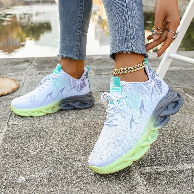 Lencensa - Baskets Femme Premium | Chaussures Sport Légères et Respirantes de Qualité Supérieure