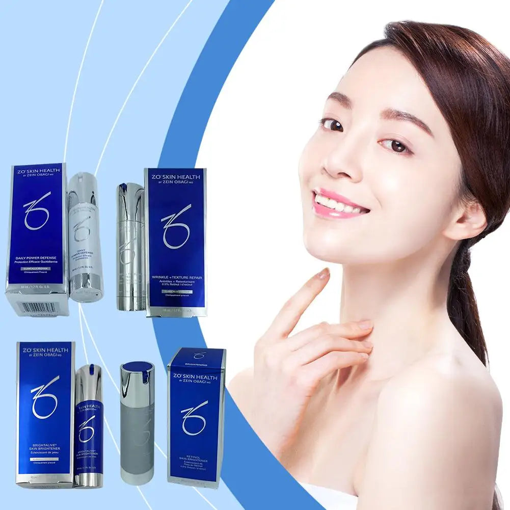 Zo peau santé visage sérum quotidien puissance défense Exfoliation douce nettoyage en profondeur éclaircit le teint hydratant soin du visage - Lencensa 