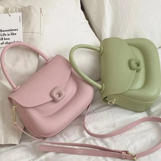 Sac à bandoulière exquis Shopper Sac Femme Portable léger Bolsos Mujer sacs à bandoulière pour Femme nouveau doux solide Bolso