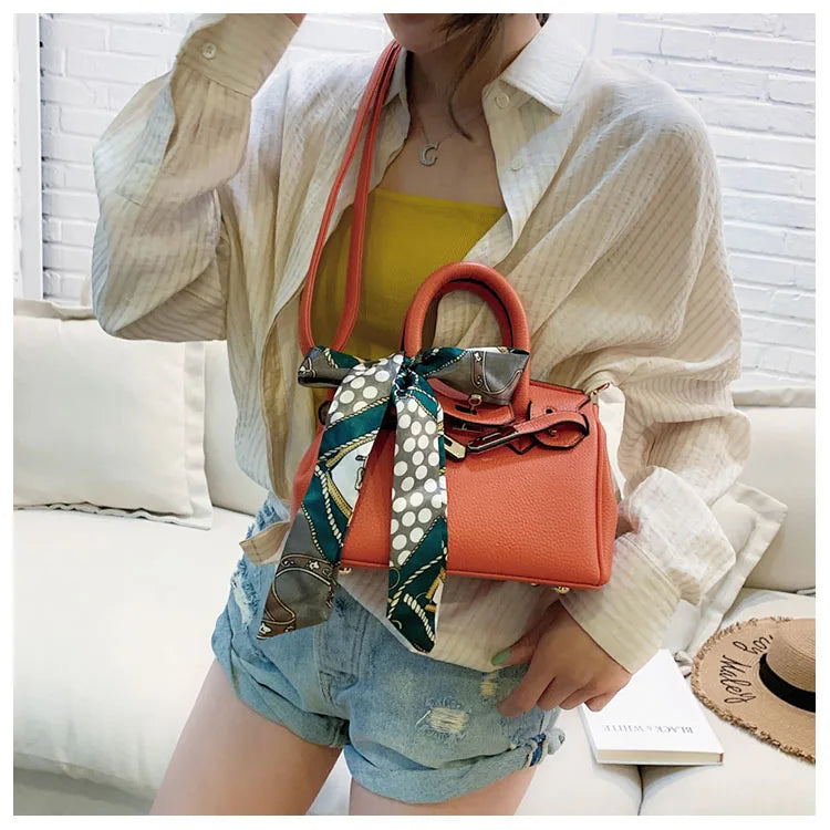 Sac Birkin imprimé écharpe 2025 pour femmes, sac à main à bandoulière en relief à ailes, fourre-tout de luxe à poignée supérieure avec serrure, sac à bandoulière élégant - Lencensa 