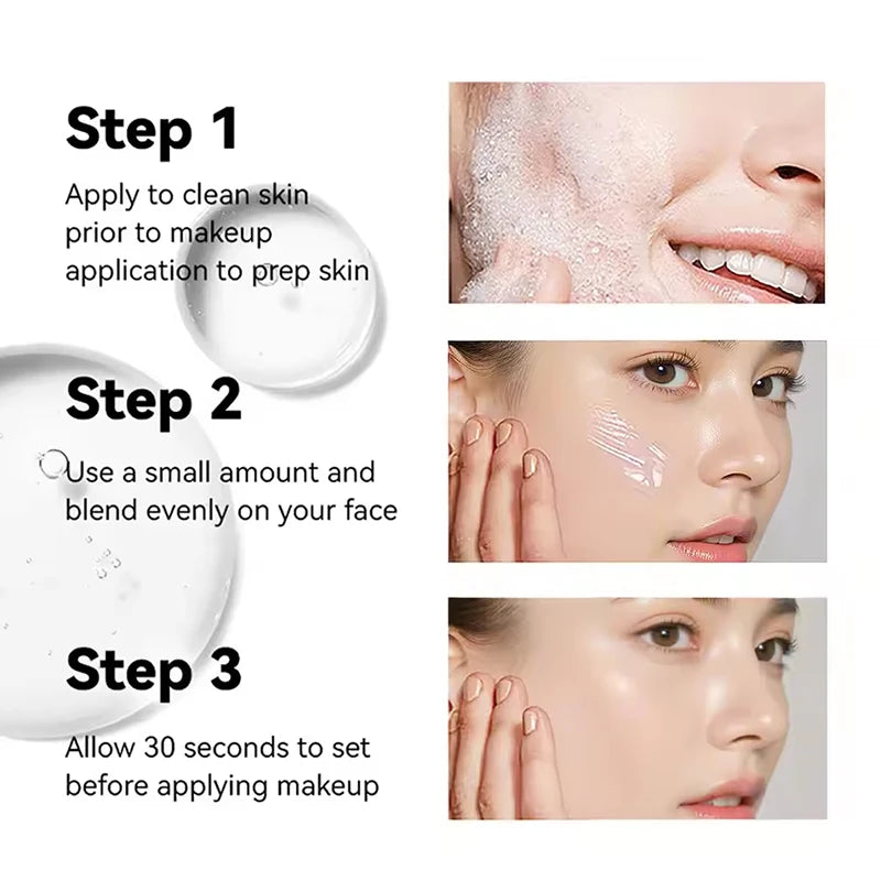 Kit de maquillage pour le visage, 3 pièces, comprend un fond de teint liquide à couverture complète de 15ml, primaire de maquillage hydratant et une poudre libre, résistant à la sueur