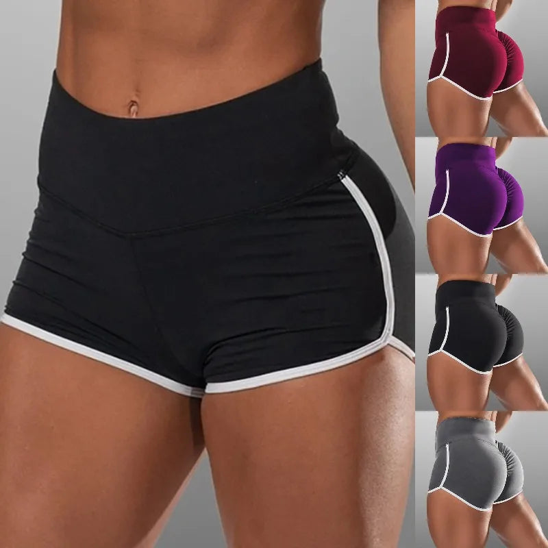 Short Sport Femme Été - Yoga Fitness Gym Taille Basse Stretch - Lencensa 