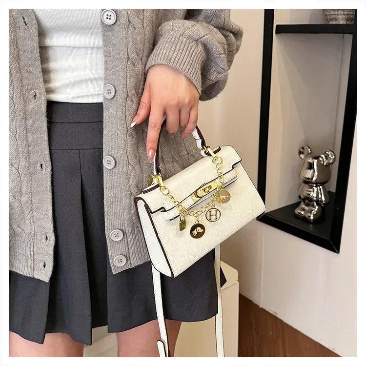 2025 Sac fourre-tout en cuir de luxe pour femme – Sac à main à bandoulière minimaliste, sac de travail de qualité supérieure pour petits lots et essentiels de bureau - Lencensa 