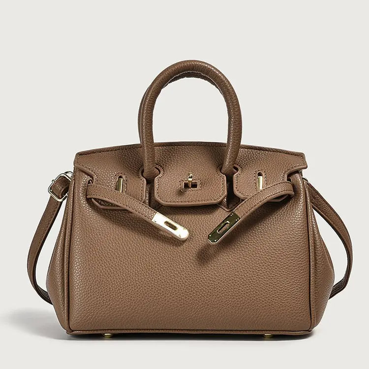 Sac Birkin imprimé écharpe 2025 pour femmes, sac à main à bandoulière en relief à ailes, fourre-tout de luxe à poignée supérieure avec serrure, sac à bandoulière élégant - Lencensa 