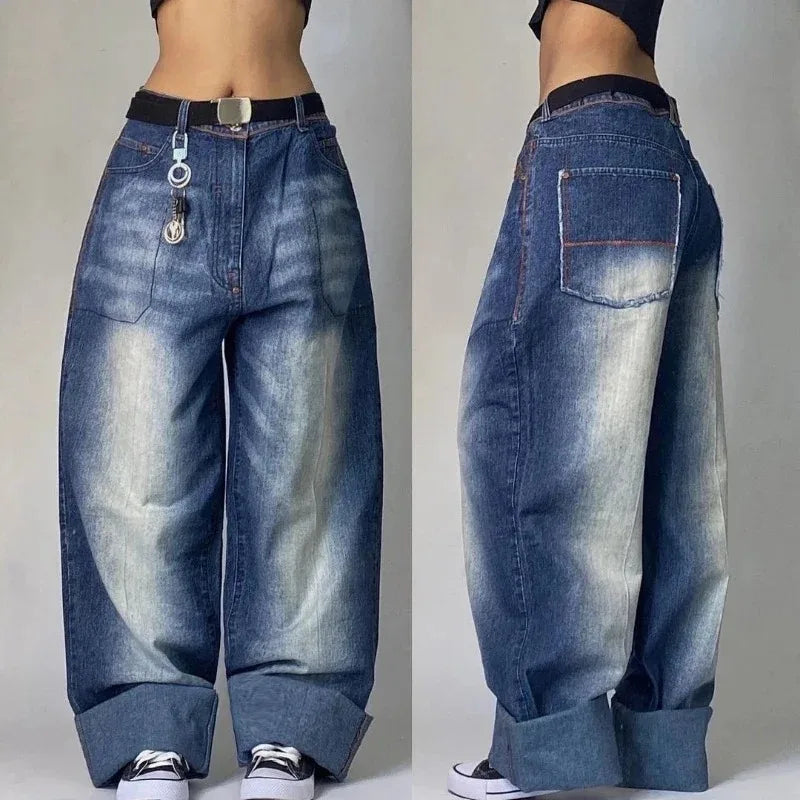 Jean Baggy Premium Lencensa Unisexe - Denim Haute Qualité Y2K Streetwear