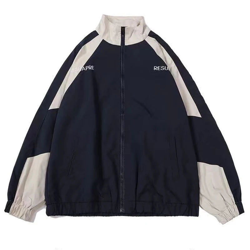 Veste Varsity Premium Lencensa - Hip Hop Patchwork Unisexe - Qualité Exceptionnelle