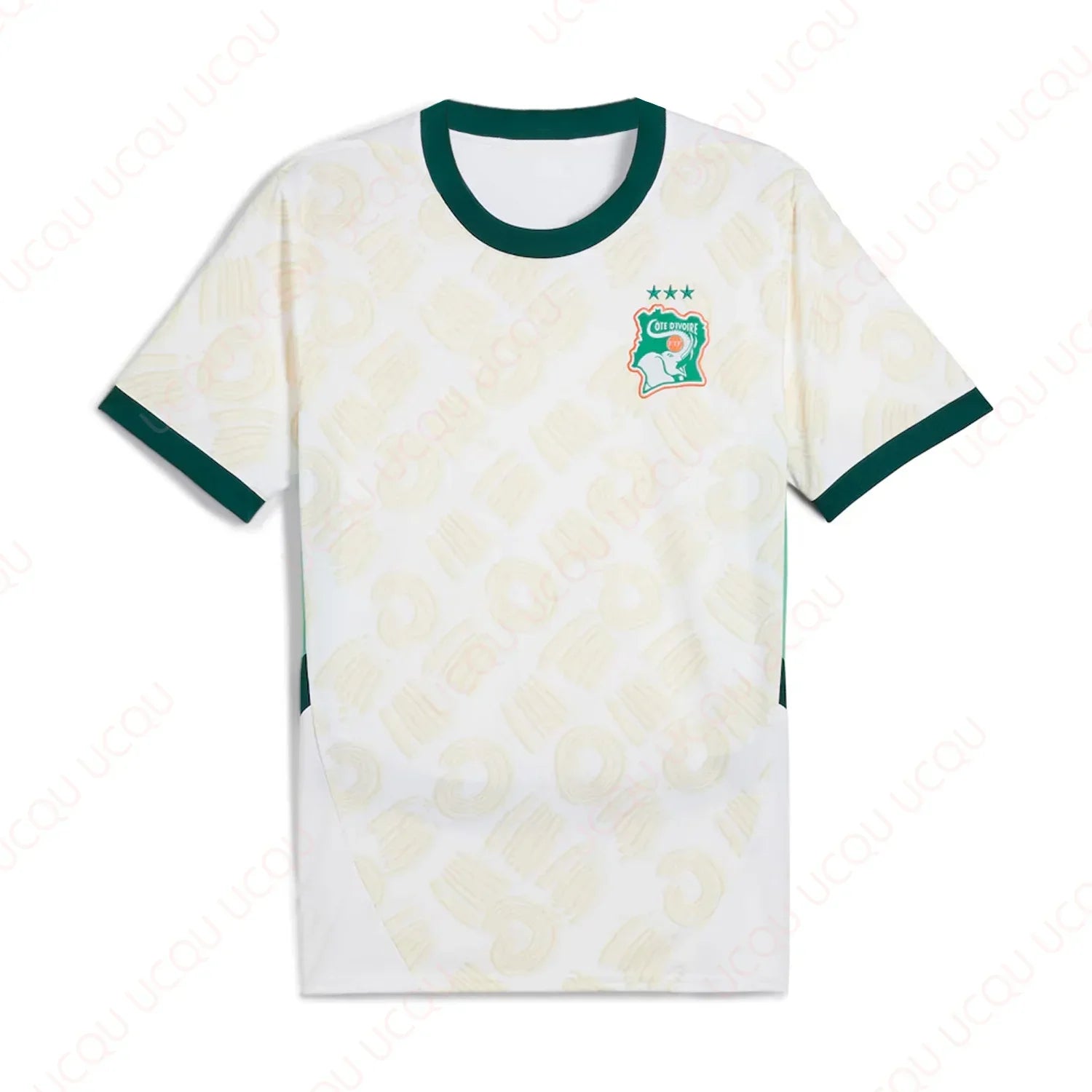 Maillot Côte d'Ivoire 2025 Extérieur - Jersey Séchage Rapide Outdoor Adulte - Lencensa 