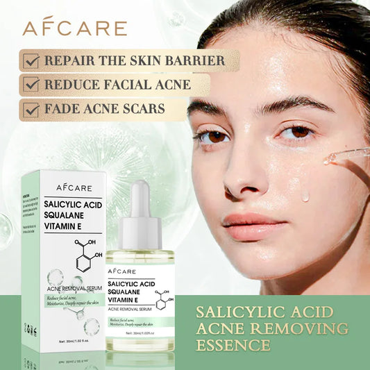 Sérum anti-acné coréen pour le visage, acide salicVAC, essence remodelée, squalane, vitamine E, hydratant, éclaircissant, produits de soin de la peau