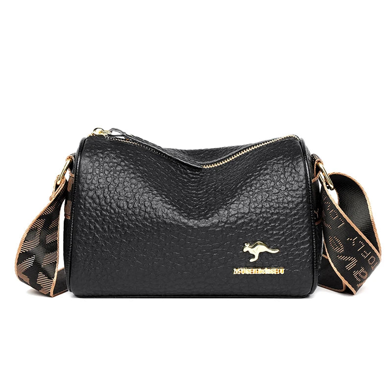 Sac à Main de Luxe en Cuir Solide pour Femme, Sacoche de Styliste, Fourre-Tout de Bonne Qualité, à Bandoulière - Lencensa 