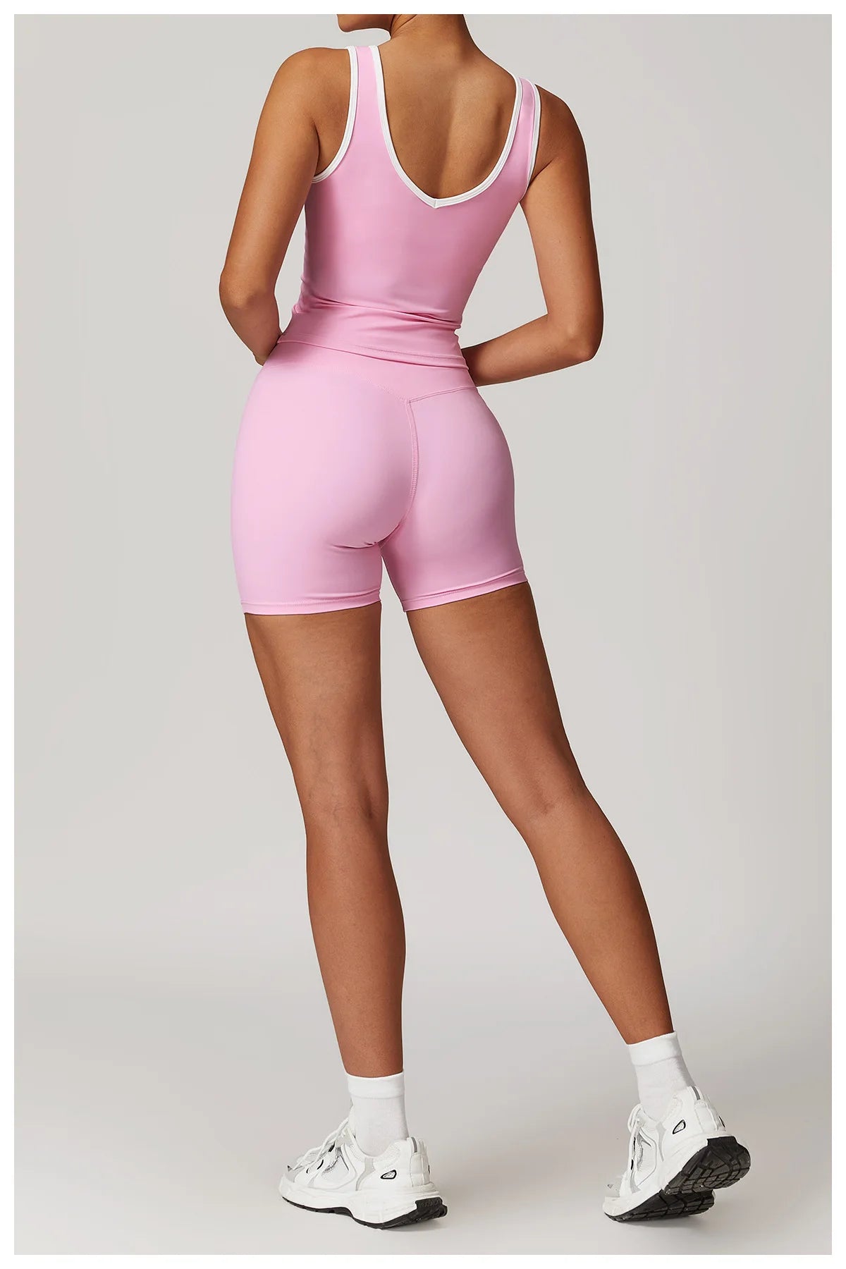 Ensemble Yoga Femme 2 Pièces - Legging Taille Haute + Brassière Sport - Lencensa 