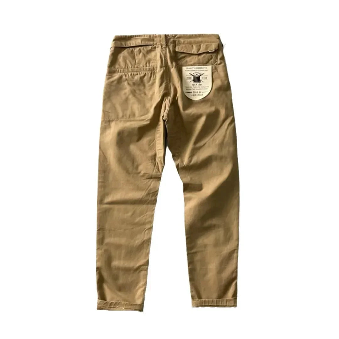 Pantalon Cargo Homme Coton - Style Américain Robuste Anti-Usure - Lencensa 