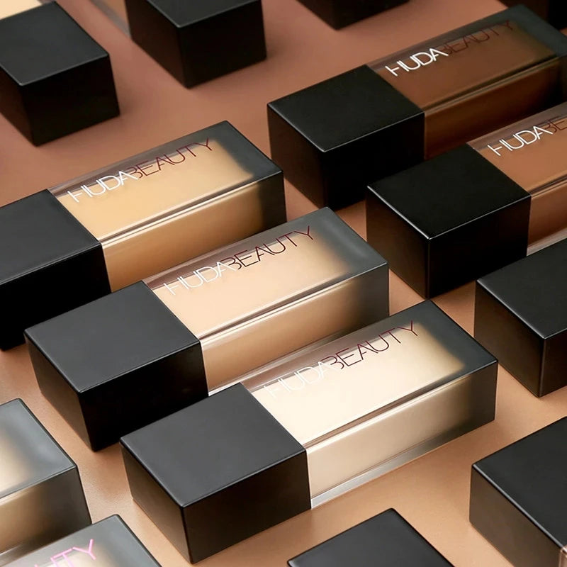 Fond de teint liquide impeccable, correcteur mat, nourrissant, longue durée, Pores dissimulés du visage, cosmétiques fins et respirants HUDA - Lencensa 
