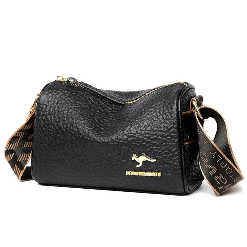 Sac à Main de Luxe en Cuir Solide pour Femme, Sacoche de Styliste, Fourre-Tout de Bonne Qualité, à Bandoulière - Lencensa 