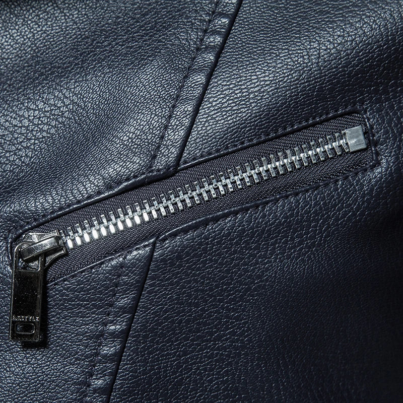 Manteau Cuir Premium Lencensa - Veste Moto Tactique Imperméable - Qualité Exceptionnelle - Lencensa 