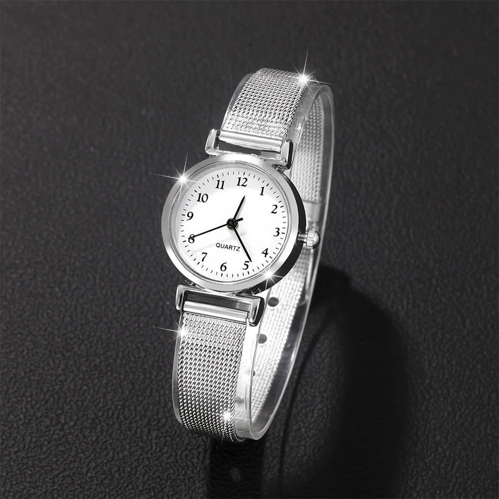 Femmes Montre de mode Bracelet décontracté montres ensemble dames Simple cadran Quartz montres robe horloge Montre Femme