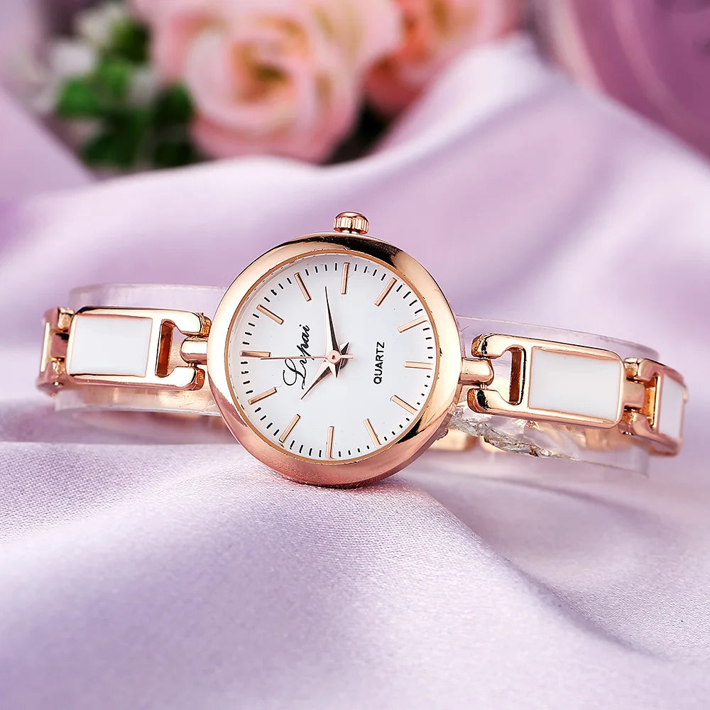 Femme montres nouveau Rose argent dames Bracelet Montre à Quartz dames robe montres Relogios Feminino Reloj Mujer Montre Femme