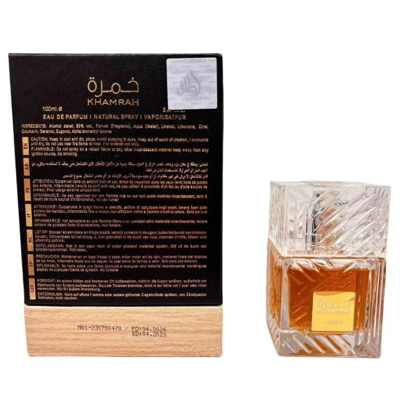 Lattafa Khamrah Qahwa 100ml - Parfum Oriental Arabe Unisexe - Lencensa 