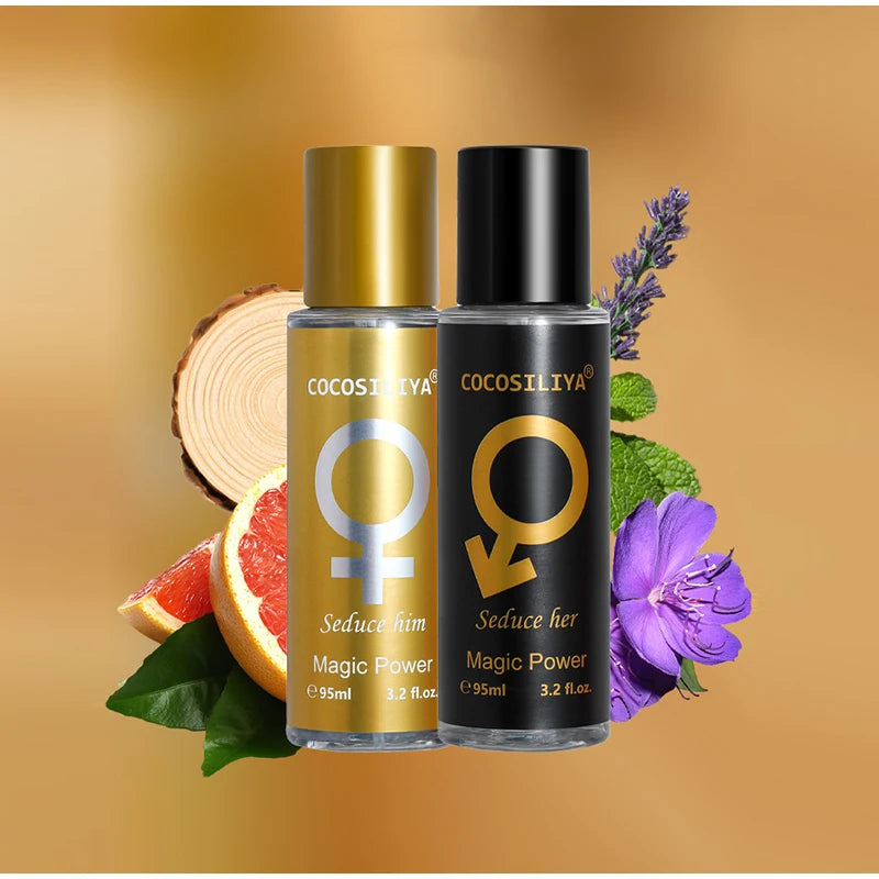 Sexuellement de phéromone séduisant pour hommes et femmes, parfum charmant pour attirer les femmes, parfum flirtant pour les rencontres, spray corporel longue durée, 90ml